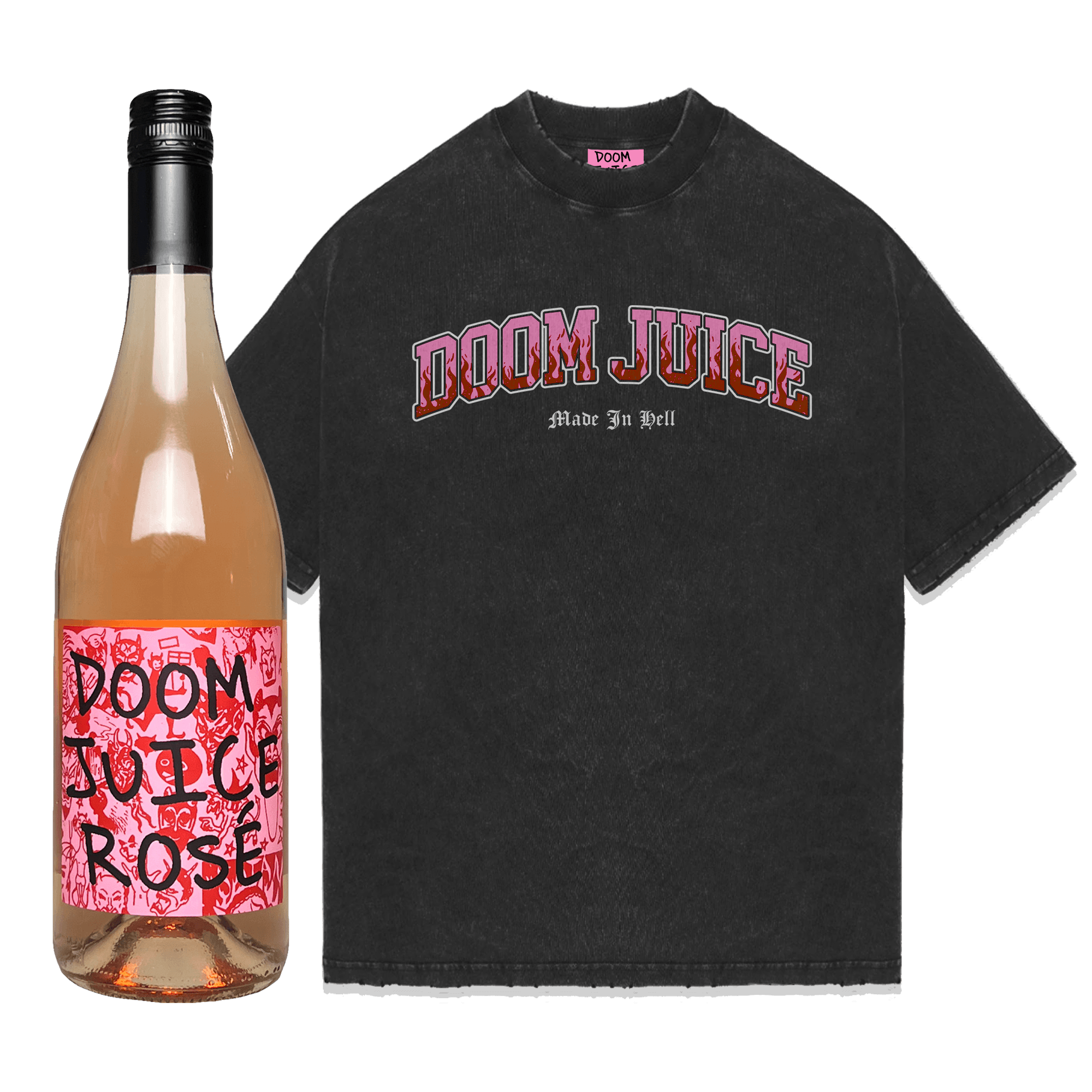 ROSE + TEE BUNDLE - Doom Juice Worldwide